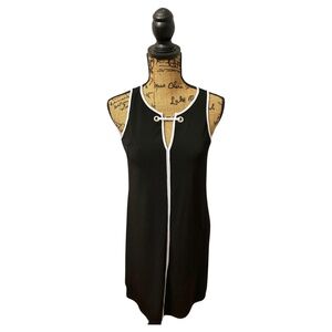 Ivanka Trump Scuba Crepe Flounce Dress - Size XS